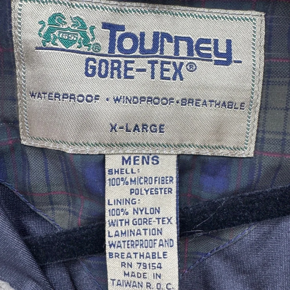VTG Tourney Gore-Tex Men's XL Wine Golf Jacket Waterproof Windproof Coat‎